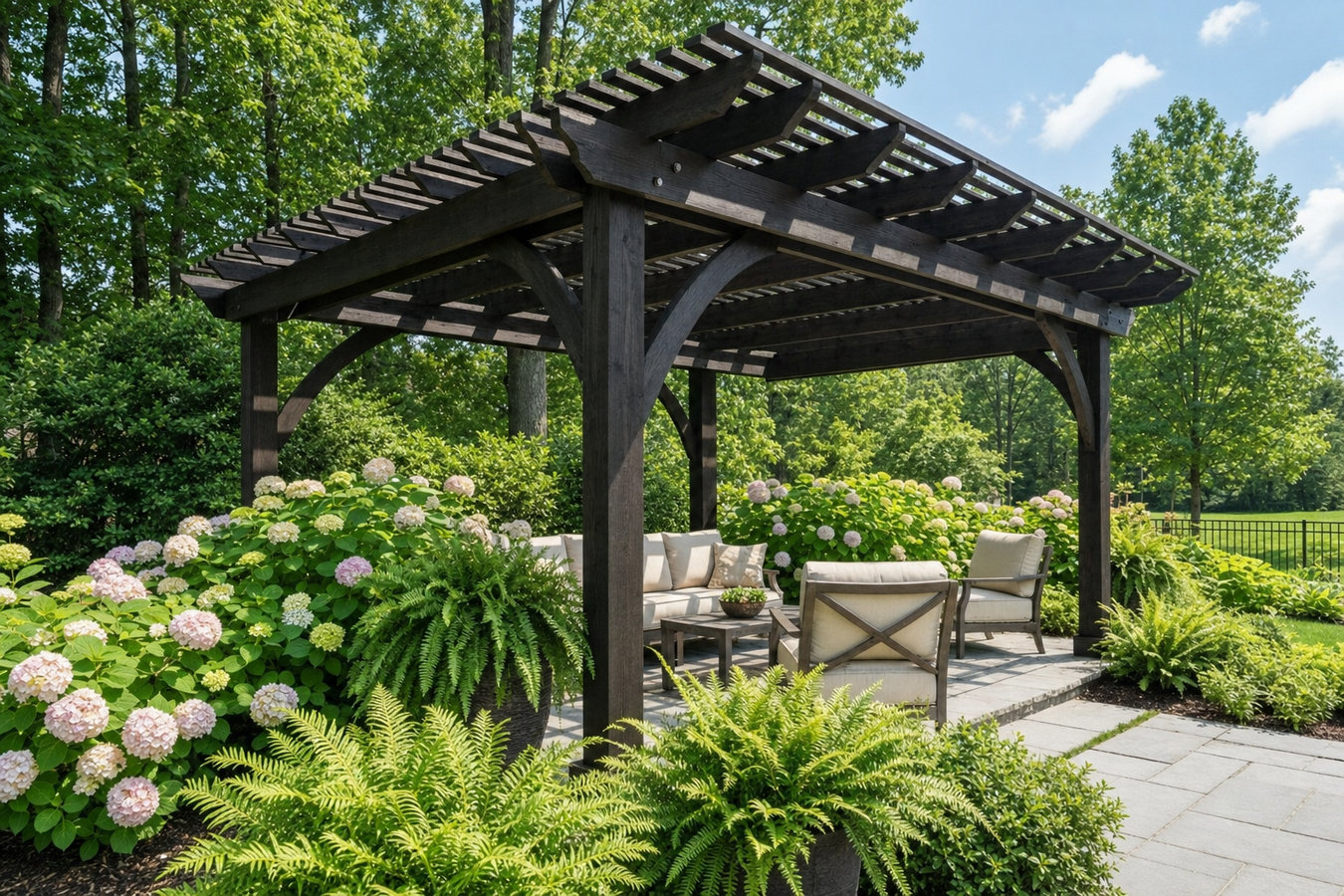 Pergola installation
